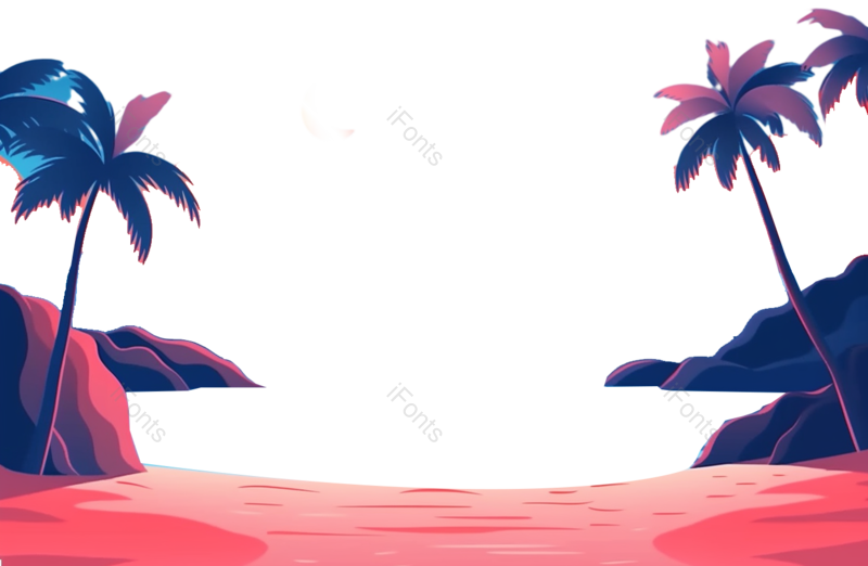 复古图片,天空元素,夏天PNG,海洋免抠素材